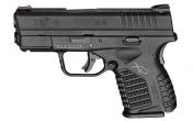 Springfield Armory XDs Semi Auto Pistol 9mm Luger 3.3" Barrel 7 Rounds Polymer Frame Black Slide Finish Essentials Package XDS9339BE